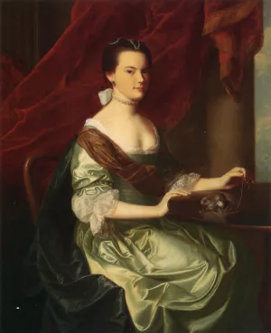 Mrs. Theodore Atkinson, Jr Francis Deering Wentworth Oil painting by John Singleton Copley