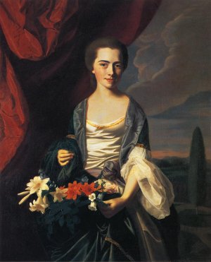 Mrs. Woodbury Langdon Sarah Sherburne Oil painting by John Singleton Copley