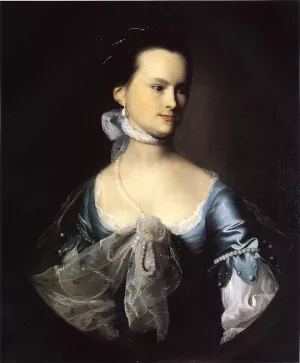 Portrait of Elizabeth Deering Wentworth Gould Rogers also known as Mrs. Nathaniel Rogers Oil painting by John Singleton Copley