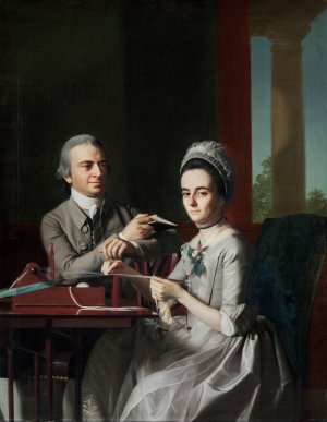 Portrait Of Mr. And Mrs. Thomas Mifflin by John Singleton Copley Oil Painting