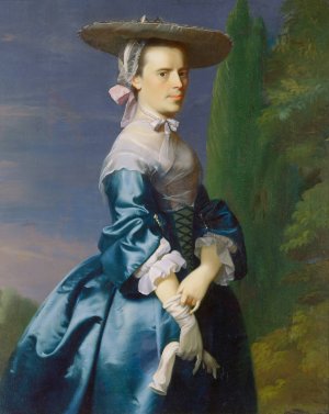 Portrait of Sarah Allen, nee Sargent by John Singleton Copley Oil Painting