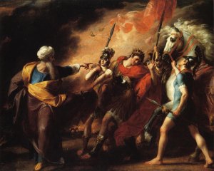 Samuel for Not Obeying the Commandments of the Lord by John Singleton Copley Oil Painting