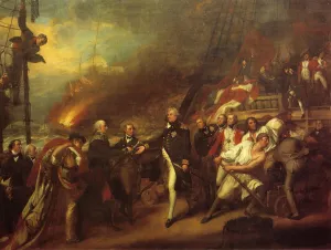 The Victory of Lord Duncan also known as Surrender of the Dutch Admiral de Winter to Admiral Duncan 11 October 1797 by John Singleton Copley - Oil Painting Reproduction