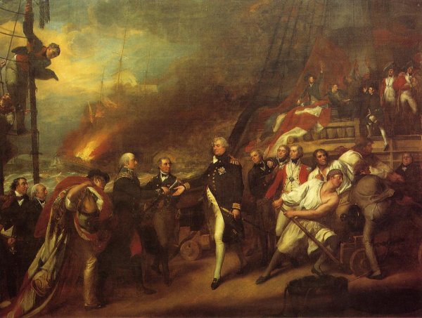 Main Product Photo of The Victory of Lord Duncan also known as Surrender of the Dutch Admiral de Winter to Admiral Duncan 11 October 1797  Painting by John Singleton Copley