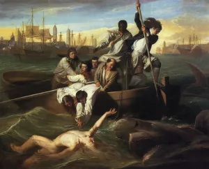 Watson and the Shark Oil painting by John Singleton Copley