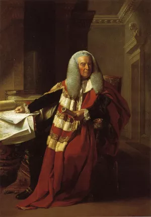 William Murray, 1st Earl of Mansfield Oil painting by John Singleton Copley