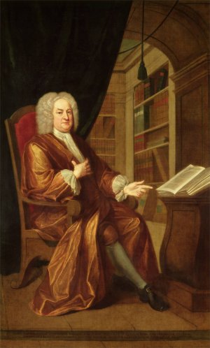 Benjamin Moreland, High Master of St. Paul's School by John Smibert Oil Painting