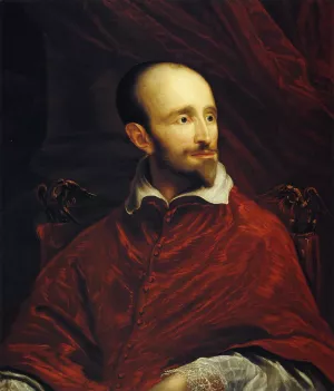 Cardinal Guido Bentivoglio after Anthony Van Dyke by John Smibert Oil Painting