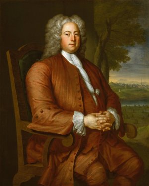 Francis Brinley by John Smibert Oil Painting