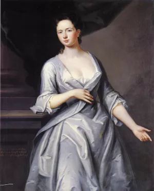 Mrs. Edward Nightingale by John Smibert Oil Painting