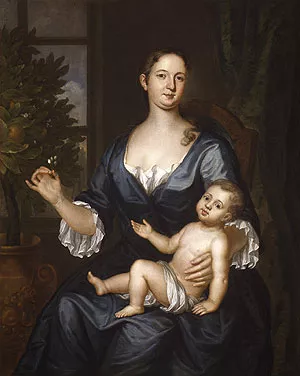 Mrs. Francis Brinley and Her Son Francis painting by John Smibert