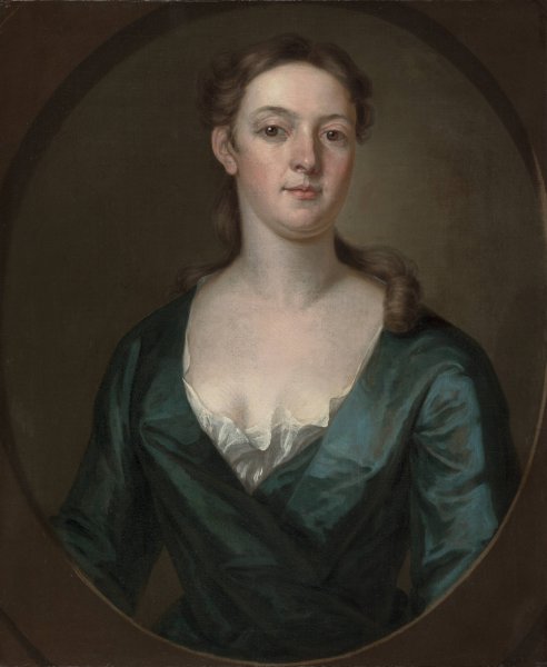 Portrait of a Woman  by John Smibert - Hand-Painted Oil Painting Reproduction