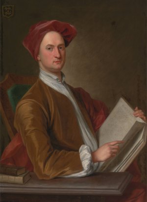 Sir John Rushout by John Smibert Oil Painting
