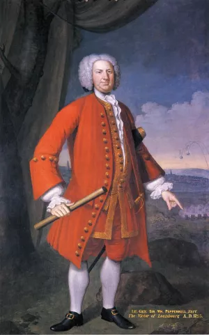 Sir William Pepperrell painting by John Smibert