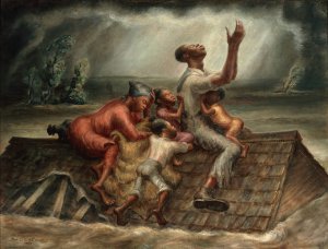 The Mississippi by John Steuart Curry Oil Painting