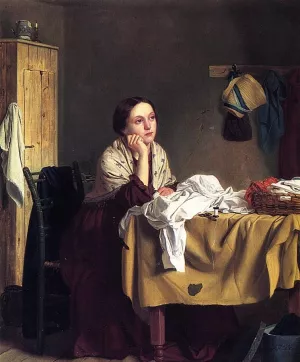 The Song of the Shirt by John Thomas Peele - Oil Painting Reproduction