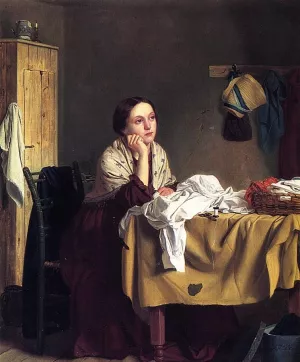 The Song of the Shirt Oil painting by John Thomas Peele