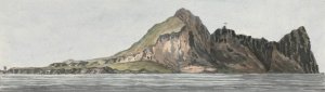 Gibraltar, The Signal House by John Thomas Serres Oil Painting