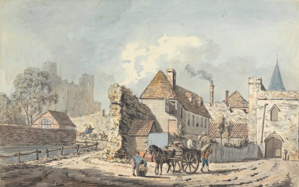 Rochester by John Thomas Serres - Hand-Painted Oil Painting Reproduction