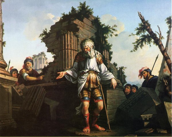 Main Product Photo of Belesarius Painting by John Trumbull