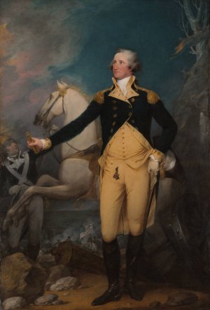General George Washington at Trenton by John Trumbull Oil Painting
