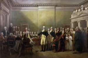 General George Washington Resigning His Commission by John Trumbull Oil Painting