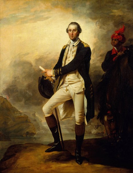 George Washington and William Lee  by John Trumbull - Hand-Painted Oil Painting Reproduction