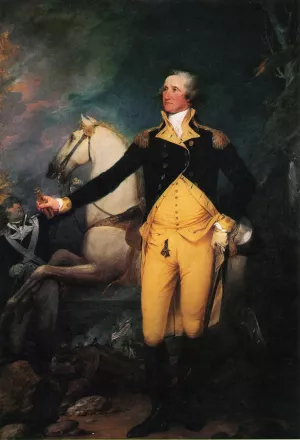 George Washington Before the Battle of Trenton by John Trumbull - Oil Painting Reproduction