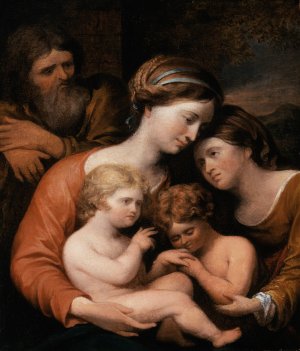 Holy Family by John Trumbull Oil Painting