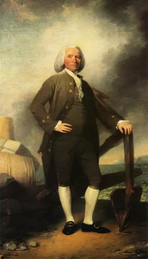 Patrick Tracy by John Trumbull - Oil Painting Reproduction