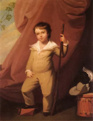 Philip Church by John Trumbull - Oil Painting Reproduction