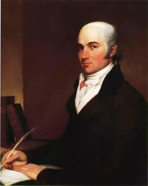 Portrait of John Gore, Jr by John Trumbull Oil Painting