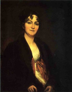 Sarah Elizabeth Rogers Hopkins Oil painting by John Trumbull