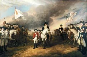 Surrender of Lord Cornwallis painting by John Trumbull