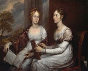 The Misses Mary and Hannah Murray by John Trumbull Oil Painting
