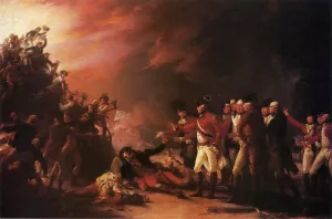 The Sortie Made by the Garrison of Gibralter Oil painting by John Trumbull