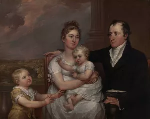The Vernet Family Oil painting by John Trumbull