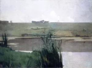 Arques-la-Bataille Oil painting by John Twachtman