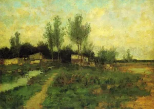 Country Path by John Twachtman Oil Painting