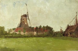 Holland by John Twachtman Oil Painting