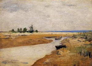 The Inlet Oil painting by John Twachtman