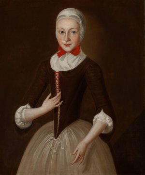 Young Moravian Girl by John Valentine Haidt Oil Painting