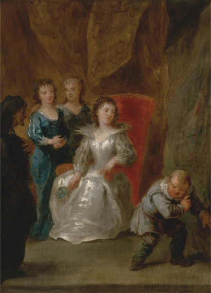 Main Product Photo of A Scene from Don Quixote  Painting by John Vanderbank