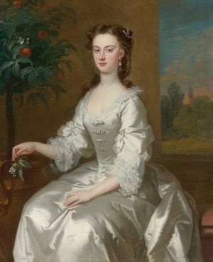 Mary, Countess Of Delorain by John Vanderbank Oil Painting