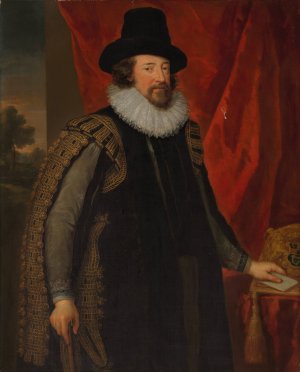 Portrait of Francis Bacon by John Vanderbank Oil Painting