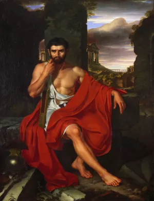 Caius Marius Amid The Ruins Of Carthage by John Vanderlyn Oil Painting
