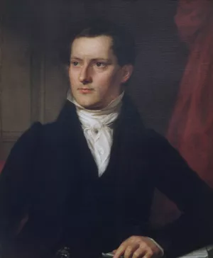 John A. Sidell by John Vanderlyn Oil Painting