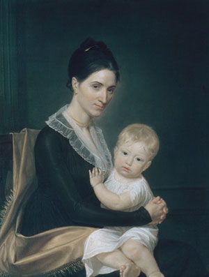 Mrs. Marinus Willett and Her Son Marinus, Jr.