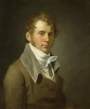 Portrait of the Artist by John Vanderlyn Oil Painting