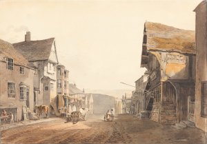 Conway in North Wales by John Varley Oil Painting